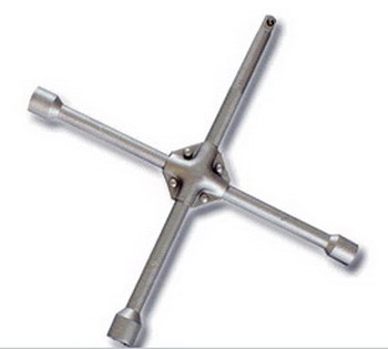 Cross rim wrench with iron pad SP-02